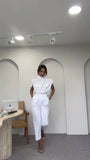 Zingj 2023 Summer New Personality Shoulder System Shows A Thin Waist Belt Decorative Pants Suit-Outfit