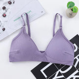 Sexy Bra Deep V Backless Seamless Soft Cup Bras Underwear Women Invisible Thin Cup Padded Comfort Solid Lingerie