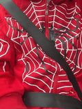 Spider Print Zip-Up Hoodie- Outfit