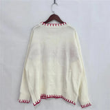 Bow Jacquard Sweater- Outfit