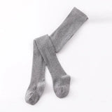 to 8 Years Autumn Solid Color Tights for Girls Combed Cotton Tights for Kids 6 Colors White Toddlers Pantyhose Baby