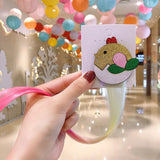 Sweet Colorful Hairpin Lovely Children Girls Hairclip Kids Cute Barrette Cartoon Extension Braider Rainbow Hair