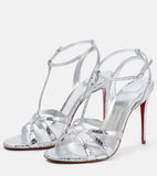 Quality 25 New Snake-Snake-Snafing Silver Round Head With Fashionable Temperament Sexy Dew Fine Heel