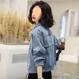 Zingj Jacket Female Autumn 2024 New Korean Version Loose Fashion Foreign Style Short Simple Letter Embroidered Jacket Tide-Outfit