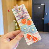 Children Cute Cartoon Fruit Elastic Hair Bands Girls Baby Lovely Rubber Bands Ponytail Holder Kids Hair