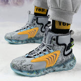Winter Keep Warm Running Shoes Men Comfortable Trendy Sport Shoes Non-Slip Plush Sneakers Male Walking cotton-padd