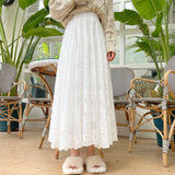 Fairy Lace Maxi Skirt Outfit