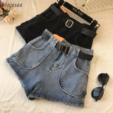 Women Hot Sale S-5xl Denim Cozy Ladies Wide Leg Trousers All-match High Waist Pocket College Street Wear Design Ins