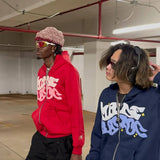 The Fall Of 2023, The New Street Hip-Hop Alphabet Printed Sweaters Are Fashionable For Lovers With