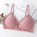 Bralette Hollow Out Bra Wireless Lingerie Fitness Bras For Women Cotton Crop Tops Girl Brassiere Soft Seamless
