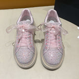 Goods Light Luxury Sports Single Shoes Women 2025 New Fashion Full Star Hydrodiamonds Comfortable Breathable Leisure Board