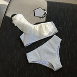 2023 New Split Lotus Edge Split Swimsuit Bikini