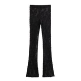 Zingj New Lace Onesie Slit Design Leggings Suit