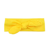 New Baby Nylon Headband Soft Rabbit Bowknot Turban Hair Bands for Children Girls Elastic Headwrap Hair