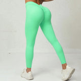 Zingj Embarrassment Line Peach Hip Fitness Yoga Pants V Waist Hip Tight Sports Pants-Outfit