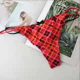 G-String For Women Mile Silk Cute Thongs Sexy Panties leopard Zebra Paisley Girs Lades Low-Waisted Seamless