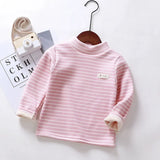 Lining Thick Toddler Boys Girls Sweatshirts Warm Autumn Winter Coat Sweater Baby Long Sleeve Outfit Tracksuit Kids