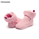 Unisex Baby Newborn Coral Fleece Bootie Winter Warm Infant Toddler Crib Shoes Girls Boys Floor First Walkers