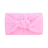 New Braided Nylon Baby Headbands For Girls Twisted Top Cross Knot Headwraps Turban Elastic Soft Hairbands Hair