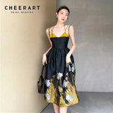 Gold Backless Elegant Dress Women For Wedding Party Black Gown Ladies Tunics Long Midi Halter Evening Dresses