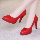 Cheongsam Catwalk High Heels Women's Stilettos Black Large Size 4243 Professional Work