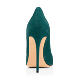Women's Suede Ultra-High Heels Large-Size Fashion Shoes Sichuan Women's Shoes Direct