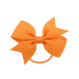 Grosgrain Ribbon Hair Bands Ponytail Holder Rubber Band For Baby Girls Handmade Hair Rope Scrunchie Hair