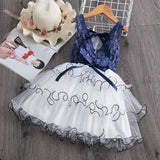 Dresses for Girls Lace Tulle Ball Design Baby Girl Dress Party Dress For 3-8 Years Infant Dresses for toddler