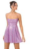 Fashion Sexy Sequined Suspender Bow Dress