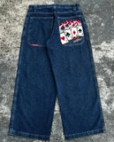 Zingj Wide-Leg Jeans Men Y2K Hip-Hop Harajuku High-Quality Street Rest 211-0-Outfit