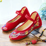 Zingj Cloth Shoes For Spring And Summer Leisure Walk Tourism National Wind Square Dance Bride Shoes Female Singles