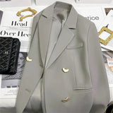 2025 New Black British Style Suitcase Lady French Style Fashioned Small Suit