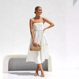 Zingj Years Fresh And Sweet Word Skirt Long Small Sling