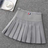 Skirts 100 Folded Skirt Spring And Autumn High Waist 2025 New Half-Dress Summer Large Size A Grid Short Student Skirt