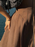 Dress Women Sexy Sleeveless Solid Slim Party V-neck Spaghetti Starp Dresses Fashion Vintage Zipper A-line Vestidos