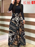 Summer New Summer Bohemia Flower Print O Neck Short Sleeve Women's Maxi Dress Fashion Patchwork Ladies Long Dress