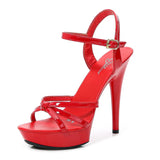 Zingj A Word With Sandal Female 2023 New Summer 13CM Joker Web Celebrity Sexy High Heels Fine