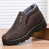Snow Boots New Fashion Bottom Men's Cotton Boots High Quality Non-slip Soft Cotton Shoes Outddor Footwear Cotton