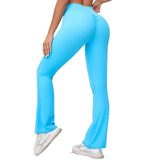 Zingj Nude Elastic Sports Lulu Peach Hip Horn Yoga Pants Show Slim Dance Training Running Sports Fitness Pants-Outfit