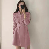 Zingj Suit Jacket Female Net Red 2024 Spring Suit Female Jacket Chic Black Korean Version Of The British Wind Casual