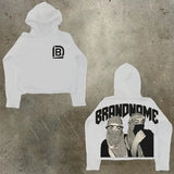 Men's Hoodie Y2K Original Hip-Hop Cartoon Graphic Print Pullover Fashion Leisure Loose Sports Shirt