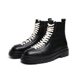 Zingj 2023 New Martin 45 46 High Top British Wind Ins Trendy Shoes