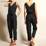 Retro V-neck Belt Women's Casual Oversized Elegant