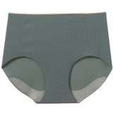 Seamless Panties for Women High Waist Sexy Lingerie Women's Underwear Invisible Briefs Soft Solid Color Underpants Plus