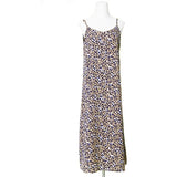 2021 Summer Leopard Midi Dress Woman Sleeveless Camisole Dress Korean Female Sundress Leisure