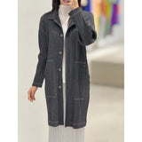 Folds 2025 Spring And Summer New Elastic Thin Cartoon Cat Print High-Waist Commuting In The First Half
