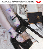 Onlymaker Women Pumps Mary-Jane Platform Black Pink Chunky 16CM High Heels Ankle Strap Dress Party Hoof Heel Plus Size