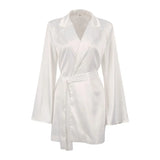 2022 Spring Summer Women's Suit with Belt Halter Chic Top Wide Leg Pants Satin Jacket 2 Piece Sets Skirt Business