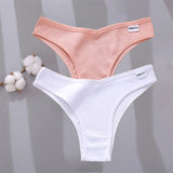 Brazilian Cotton Women's Panties Female Underpants Low Waist Underwear Women Comfortable Lady Pantys Lingerie