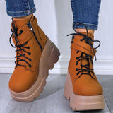 Bottom Burst Of Loose Cake And Osts Color High Help With A Word Buckle Casual Large Size Female